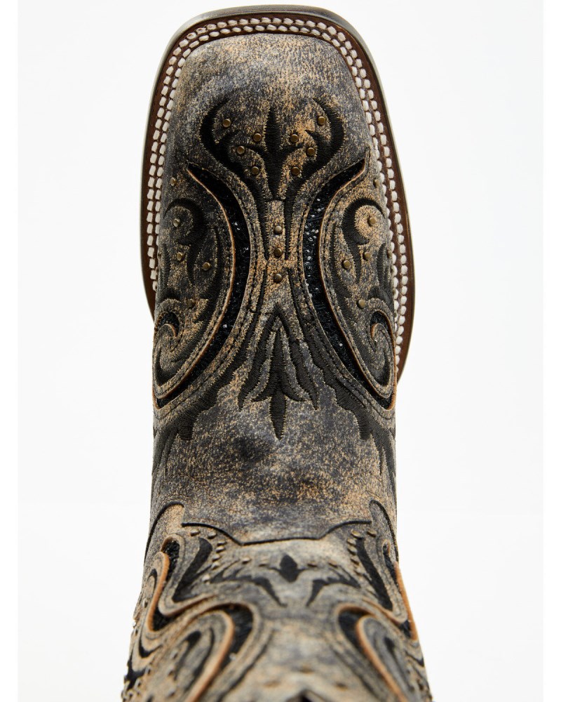 New Arrivals Shyanne Women's Glenna Western Boots - Broad Square Toe | Brown