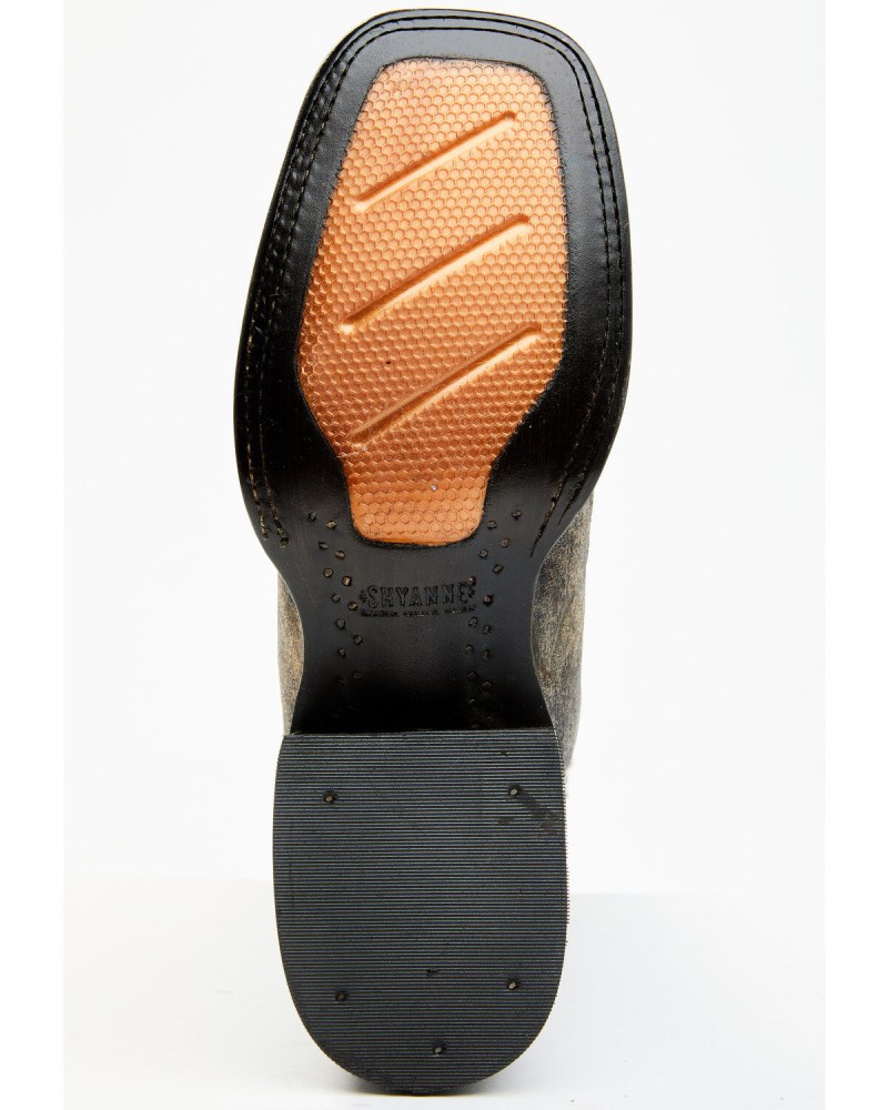 New Arrivals Shyanne Women's Glenna Western Boots - Broad Square Toe | Brown