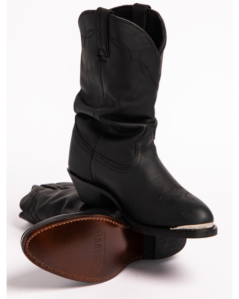 New Arrivals Shyanne Women's Patsy Slouch Western Boots - Round Toe | Black