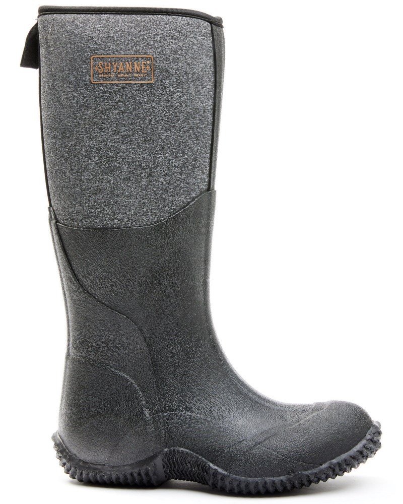 New Arrivals Shyanne Women's Rubber Outdoor Boots - Soft Toe | Black