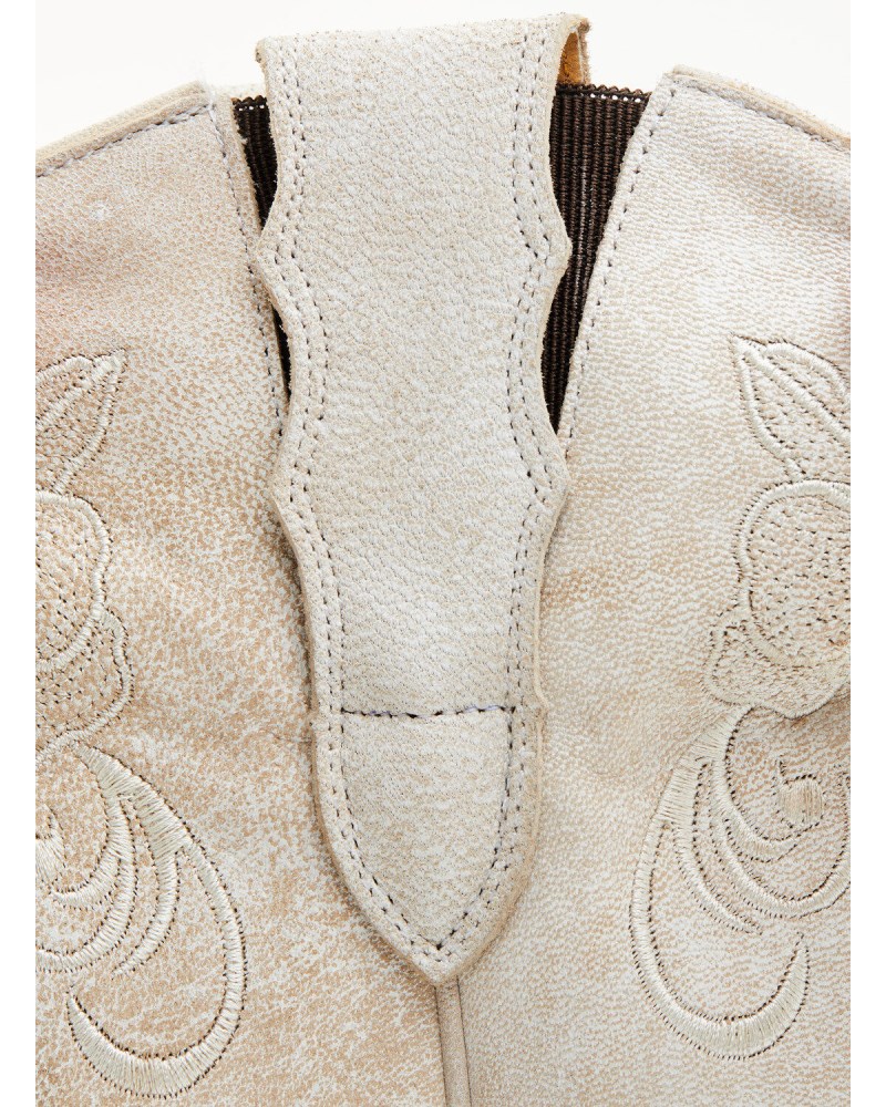 New Arrivals Shyanne Women's Lasy Western Boots - Broad Square Toe | White